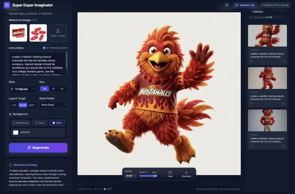 Super Duper Imaginator generated asset preview